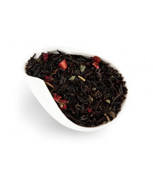 Черный чай "Земляника со сливками", 100 гр