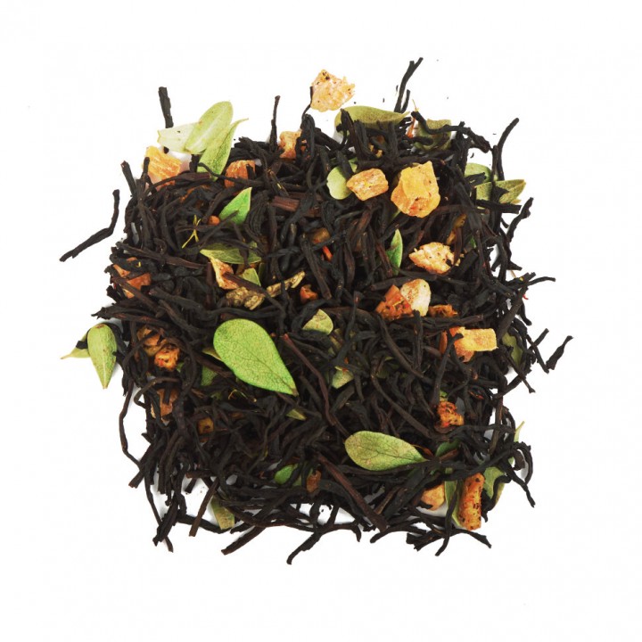 Чай черный ароматизированный "Айва с персиком" 100 гр