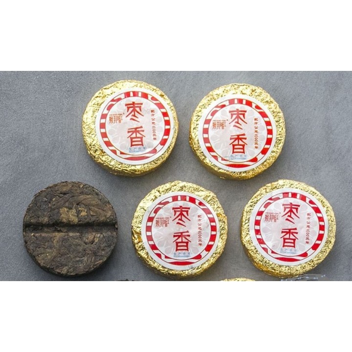 Чай(пуэр Шу 8 гр)  То Ча Золотой медальон 100 г,